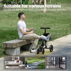 Zenart Knee Walker MT-9253 Black Scooter