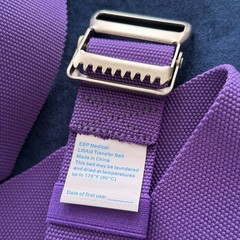LiftAid Transfer and Gait Belt 60 Inch with Metal Buckle and Loop – Walking, Sta