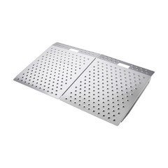 VEVOR Aluminum Threshold Ramp for Doorways, 29.5″x 24.3″ Wheelchair Accessible