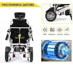 Lightweight Electric Wheelchair Mobility Chair Folding Electric Power Wheelchair