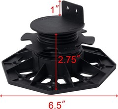 24-Pack Plastic Pedestal Paver for Floor Support