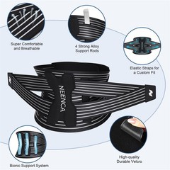 Ergonomic Back Brace for Lower Back Pain Relief – Lumbar Support, Posture Correc