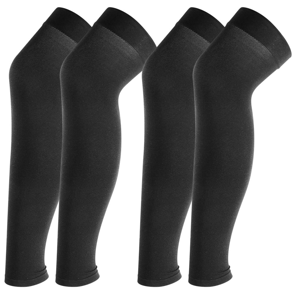 2 Pairs Full Leg Compression Sleeves, for Running Basketball Football Cycling…