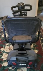 SLIGHTLY USED Drive Scout LT-4 Wheel Scooter 300 lb Capacity 9 Mile Range Blue