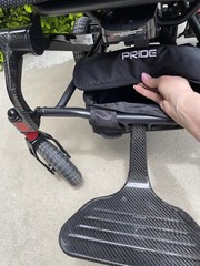 Pride Jazzy Carbon Folding Power Wheelchair Black Carbon Fiber Joystick Travel