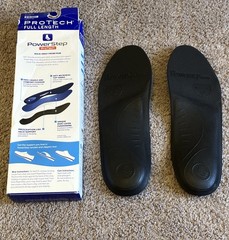 PowerStep ProTech Orthotic Insoles Neutral Arch Full Length Men 11-11.5