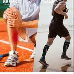 Compression Socks Unisex Adults Large-X-Large 02-8 Pairs-blue/Black/White/Grey