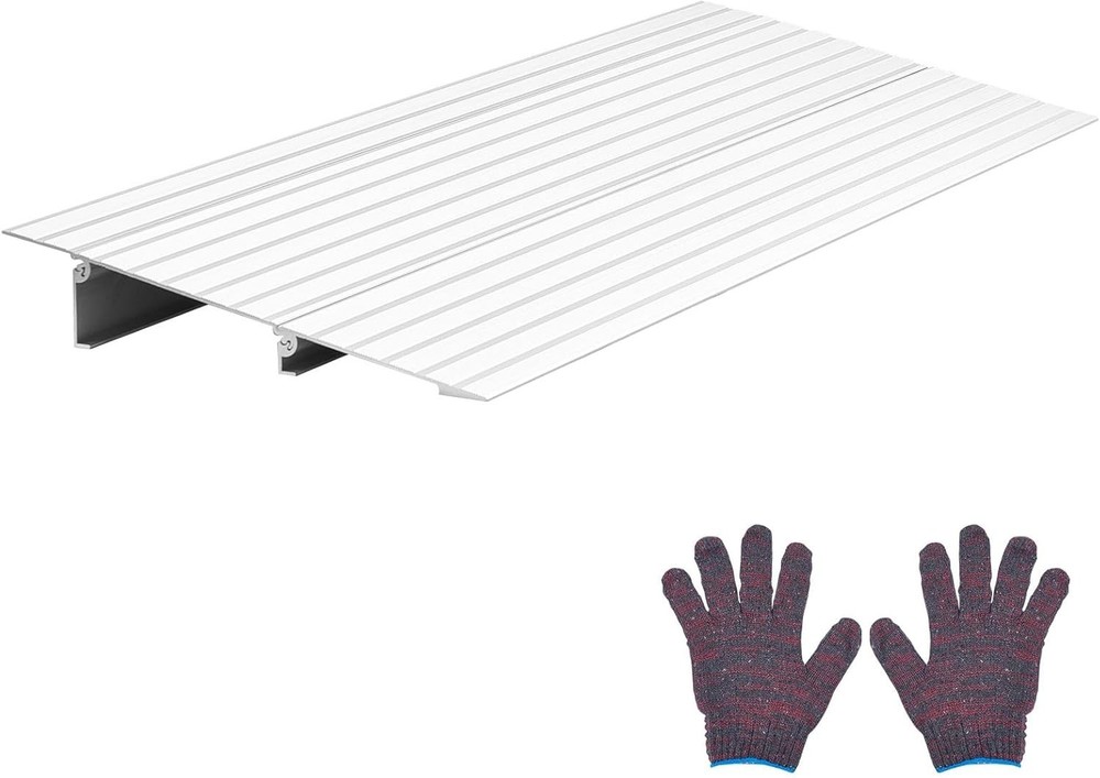 VEVOR Door Threshold Ramp 2‘’ Rise Aluminum Alloy Threshold Ramp Rated 800 lbs