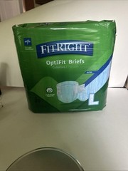 20 Fit Right OptiFit Briefs, Ultra, LARGE ,44-56 in. by Medline -Brand New!