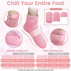 SuzziPad Cold Therapy Socks and Gloves for Chemotherapy Small Pink