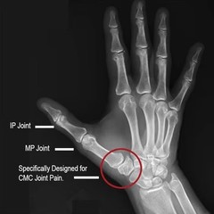 NEW Comfort Cool Thumb CMC Restriction Splint BLACK LEFT LARGE PLUS + NC79560