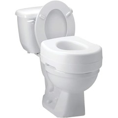 Adds 5 Inches of Height, Elevated and 5 Inch (Pack of 1) Toilet Seat Riser