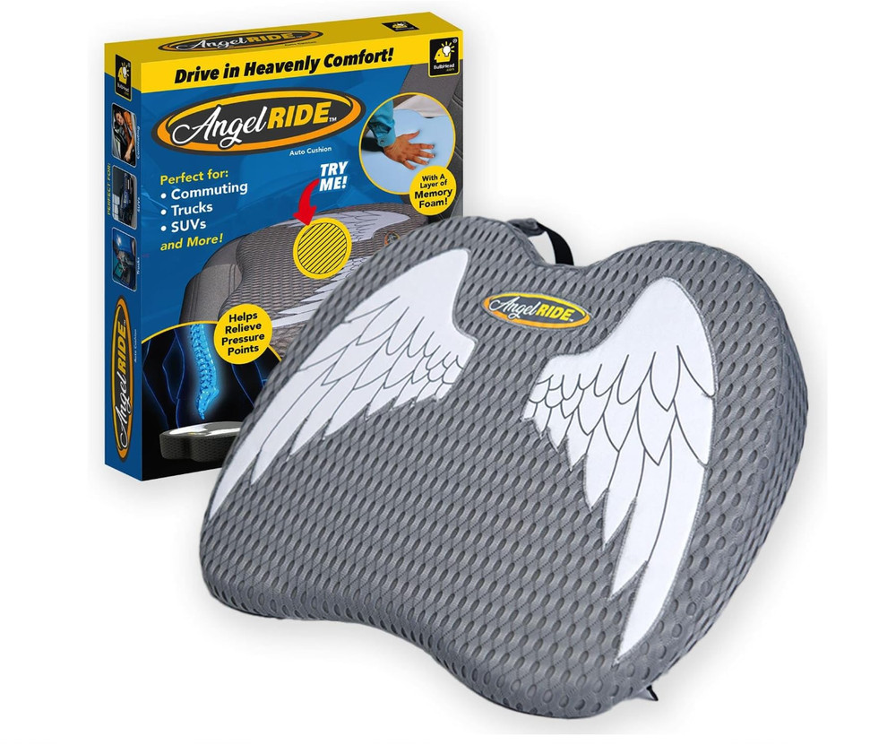 Angel Ride Memory Foam Cushion Helps Relieve Pressure Points – FREE SHIPPING