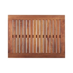 Nordic Style Premium Teak Shower and Bath Mat for Indoor and Outdoor Use – No…