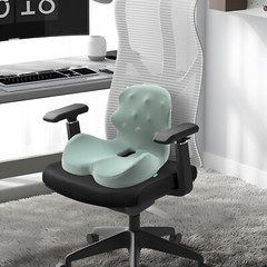 Trucker Seat Cushions with Lumbar Support & Massage Head for Long Sitting Pads