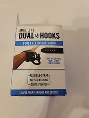 Easy to Use Products Mobility Dual Hooks – Bag Cane or Light Holder