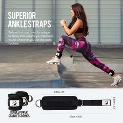 Durable Ankle Straps for Cable Machines – Enhanced Comfort & Stability