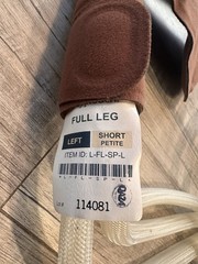 Flexitouch Trunk (One Size) And Leg (Short) – Brown Nylon. Great Condition!