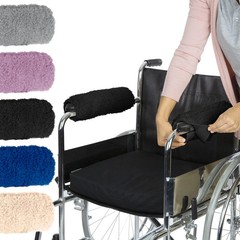 Vive Wheelchair Armrest Pads (2 PCS) – Memory Foam Sheepskin Cushion Accessories