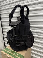 DonJoy Back Brace II TLSO Size Small Black with Shoulder Straps Thoracic Aid