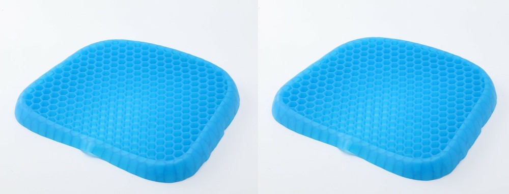 2 Pcs Egg Sitting Gel Flex Cushion Seat Sitter Flex Pillow Back Support