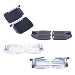 Wheelchair Footrest Pedal Nonslip Texture Foot Plate Pedal Replacement