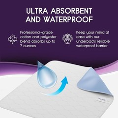 Economical 4-Pack 18×24 Incontinence Bed Pads – Comfortable & Durable Protection