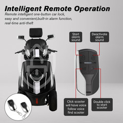 1000W 4-Wheel Heavy Duty Mobility Scooter for Seniors 40 miles 15 mph 500lbs