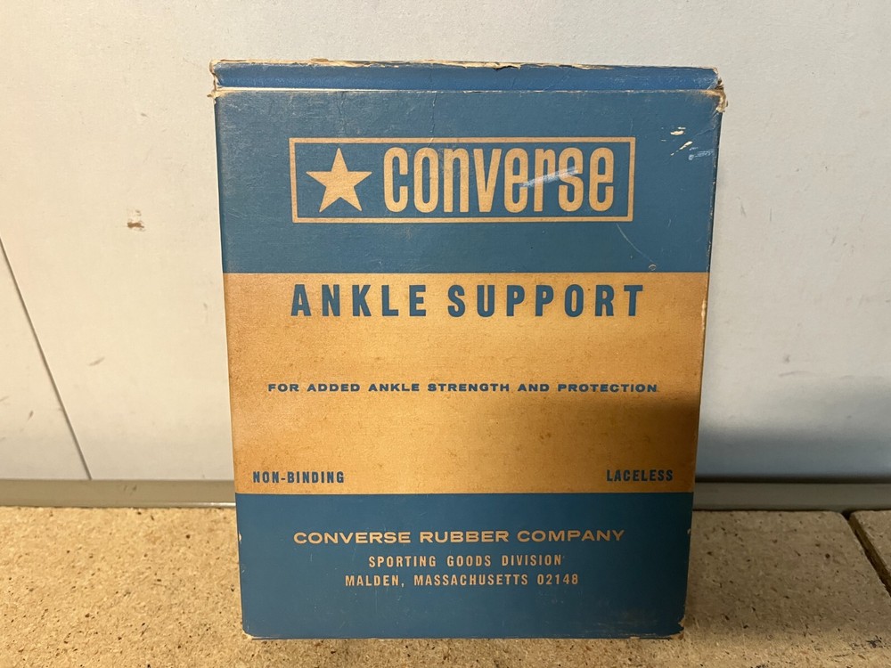Vintage Converse All Star Medium Laceless Ankle Support Made In USA C69