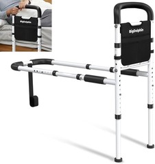 Bed Rail for Elderly Adults Safety Assist Cane Handle Support Steel Frame 350LB