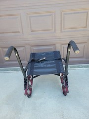Quickie 2 Folding Wheelchair Frame & Parts 18″ x 18″ Used 18″x18″ NO Wheels Used