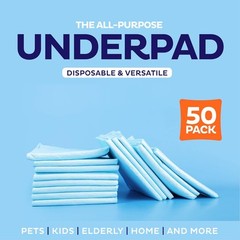 Chucks Pads Disposable [50-Pack] Underpads 23×36 23" X 36"