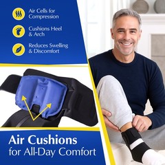 Lightweight Adjustable Air Wrap for Plantar Fasciitis – Medical Grade PDAC L1902