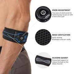 Elbow Sleeve Brace Wrap Adjustable Support Arm Arthritis Tendonitis Pain Relief