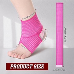 2 Pairs Kid’s Ankle Support Brace Child Elastic Ankle Compression Sleeve