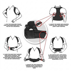 Posture Corrector Back Shoulder Support Brace Belt for Men Women Adjustable