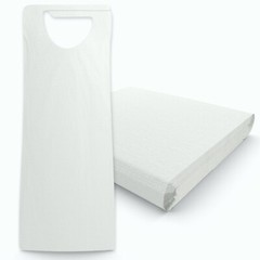 Absorbent Tissue Front Disposable Adult Bibs Fluid Resistant Poly 16″ X 33″
