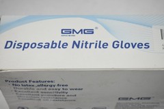GMG Disposable Nitrile Gloves Small Size Latex-Free Blue 100 Count Lot of 2