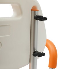 Shower Chair, Height Adjustable Shower Chair with Backrest, Armrests, Bath Chair