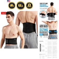 Lumbar Support Back Brace for Men and Women Regular 28″ – 50″