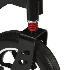 OPEN Foldable Heavy-Duty Electric Mobility Wheelchair, Dual Motor, Quick Fold
