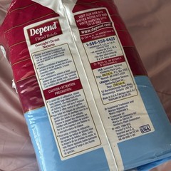 VINTAGE DEPEND New Overnight Fitted Briefs 16 Pack Size Large 1993 USA