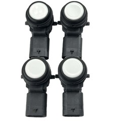 4 Pcs White Bumper PDC Parking Sensor Compatible F20 F22 F30 F31 F84 F80