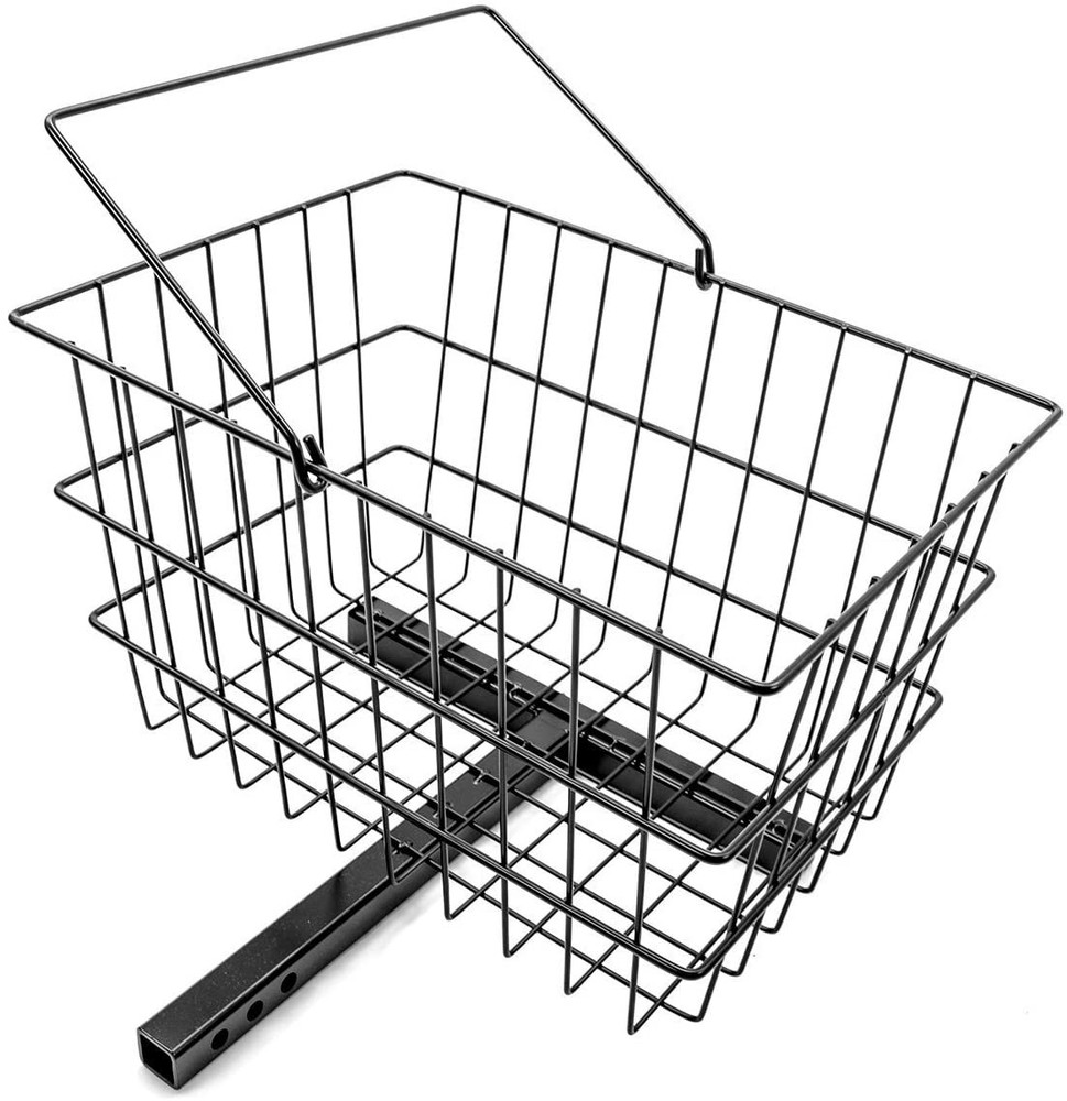 Rear Basket Accessory for Pride Mobility Scooter Sturdy Center-Support