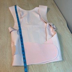 Dippika Posture Corrector Vest Back Support Brace Peach Pink Adjustable Small