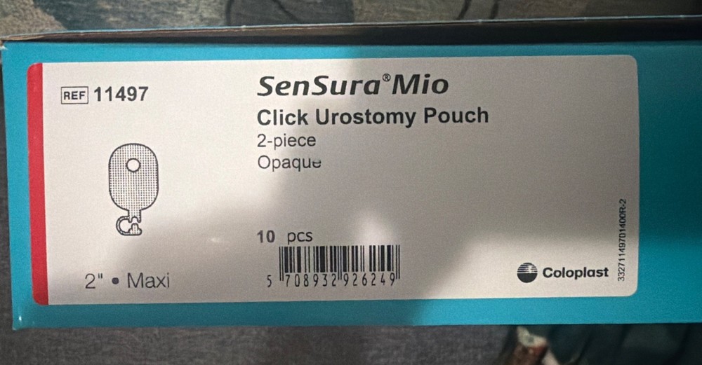 SenSura Mio Click Urostomy Pouch 11497 10/box