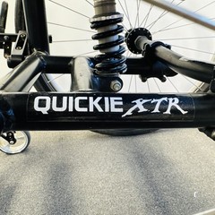 Quickie XTR Suspension Manual Wheelchair Frog Legs Casters Acta-Embrace Cushion
