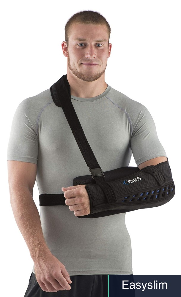 Medium Shoulder Abduction Sling, Ambidextrous, Padded Forearm, Adjustable