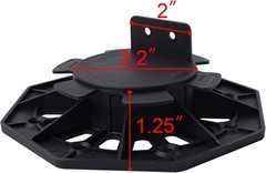24-Pack Plastic Pedestal Paver for Floor Support