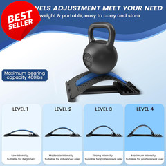 Back Stretcher 4 Level Adjustable Lumbar Spine Pain Relief – US